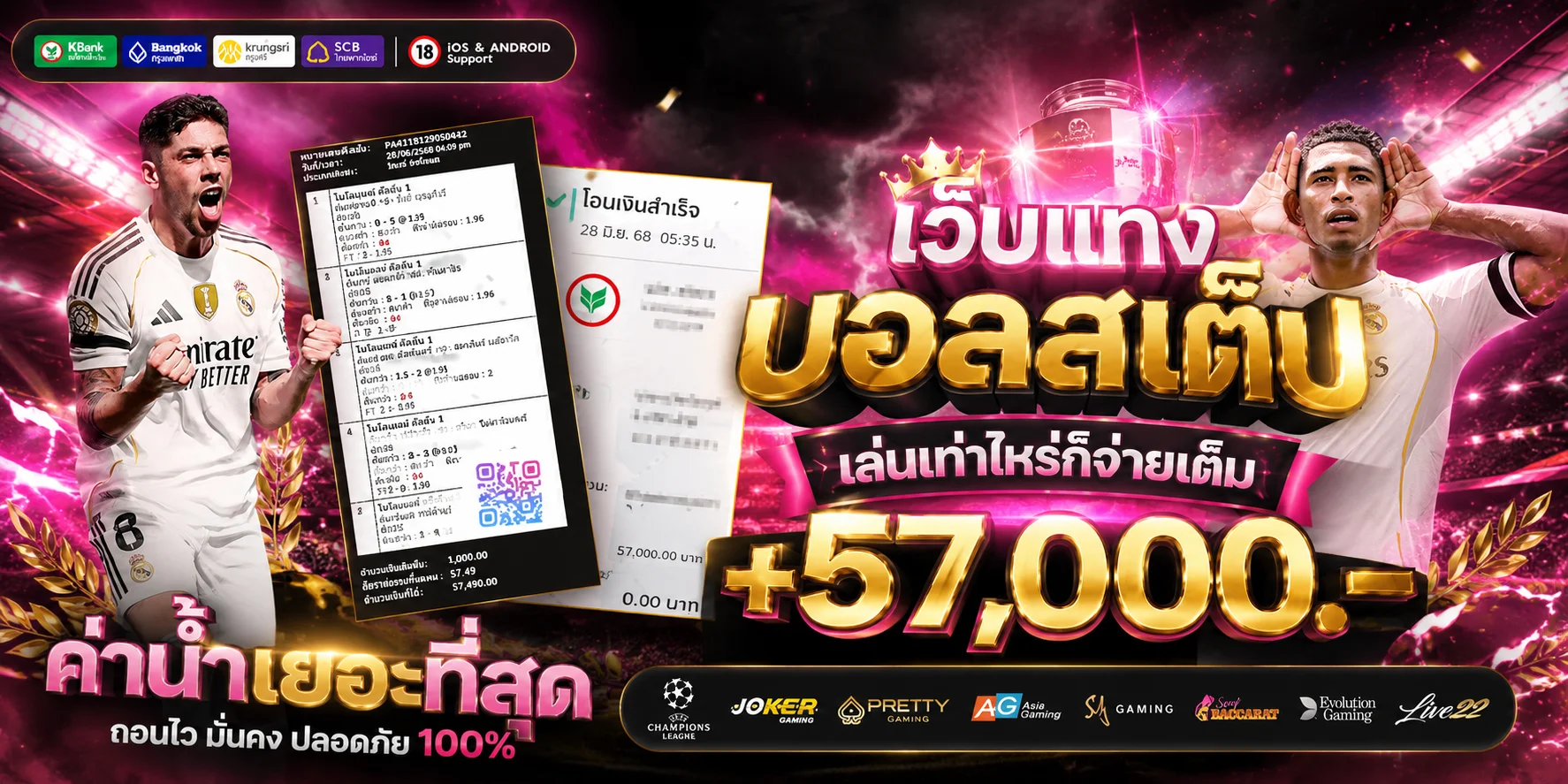 แทงบอลออนไลน์ YUMMY66 ราคาน้ำดีครบทุกลีก
